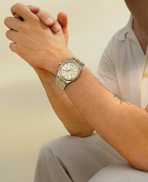 Обзор мужских часов Maurice Lacroix Aikon Duotone: элегантный хронограф в двух тонах