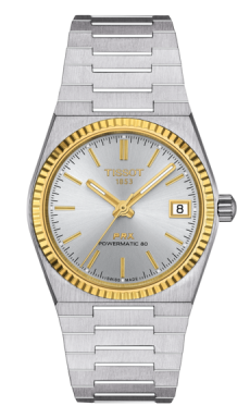Часы Tissot PRX Powermatic 80 Steel and 18K Gold Bezel T931.207.41.031.01