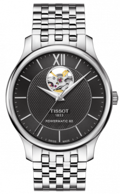 Часы Tissot Tradition Powermatic 80 Open Heart T063.907.11.058.00