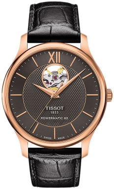 Часы Tissot Tradition Powermatic 80 Open Heart T063.907.36.068.00